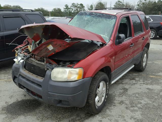 1FMYU02B53KA06970 - 2003 FORD ESCAPE XLS RED photo 2