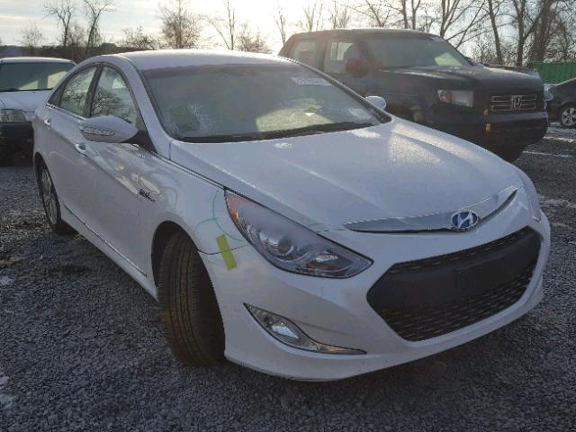 KMHEC4A43DA092562 - 2013 HYUNDAI SONATA HYB WHITE photo 1