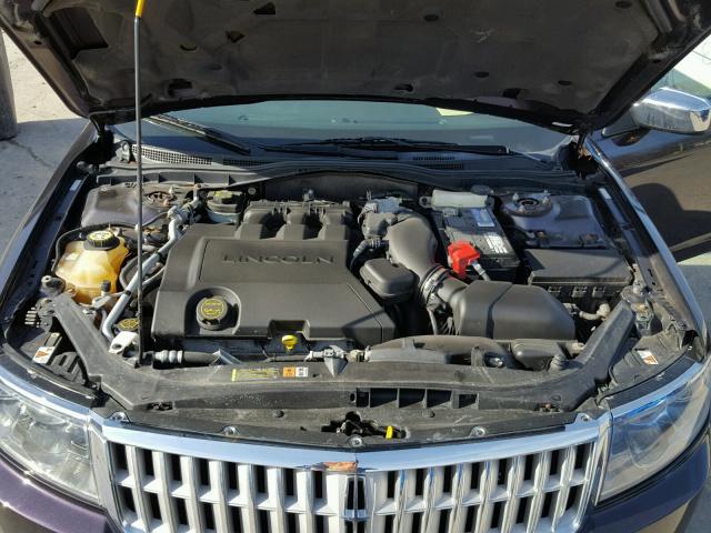 3LNHM28T17R637101 - 2007 LINCOLN MKZ PURPLE photo 7