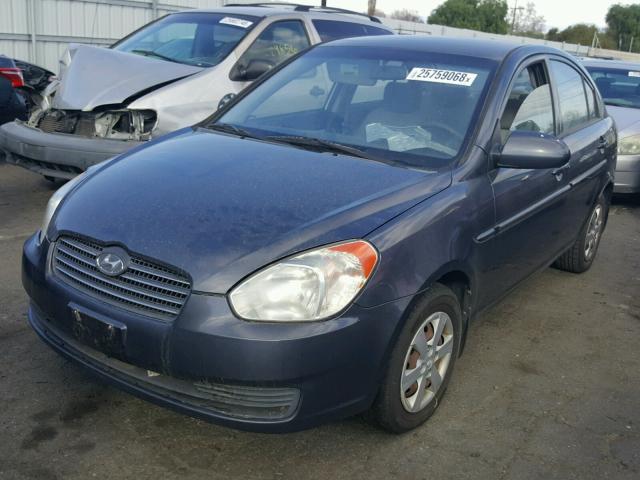 KMHCN46CX9U283922 - 2009 HYUNDAI ACCENT GLS BLUE photo 2