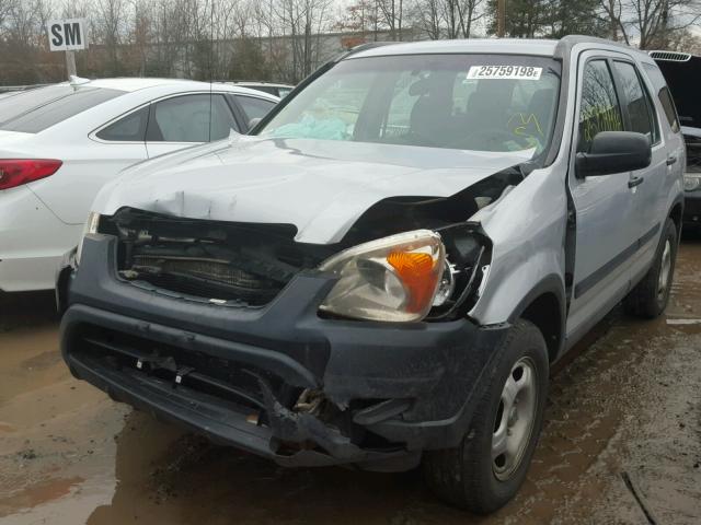 SHSRD78464U221906 - 2004 HONDA CR-V LX SILVER photo 2