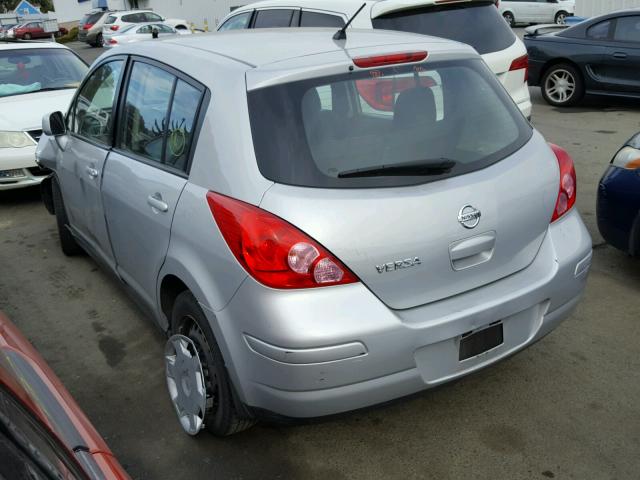 3N1BC1CP8CK264470 - 2012 NISSAN VERSA S SILVER photo 3