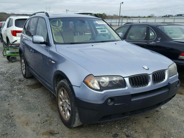 WBXPA73474WA77718 - 2004 BMW X3 2.5I BLUE photo 1