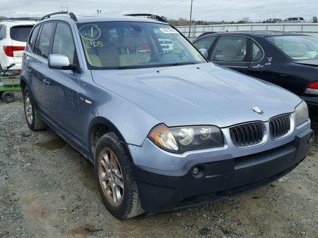 WBXPA73474WA77718 - 2004 BMW X3 2.5I BLUE photo 9