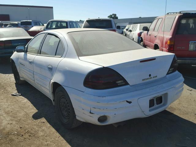 1G2NE52T8XM839638 - 1999 PONTIAC GRAND AM S WHITE photo 3