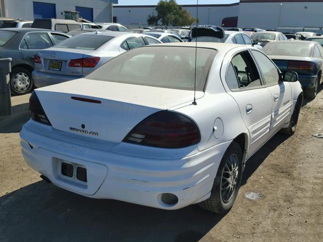 1G2NE52T8XM839638 - 1999 PONTIAC GRAND AM S WHITE photo 4