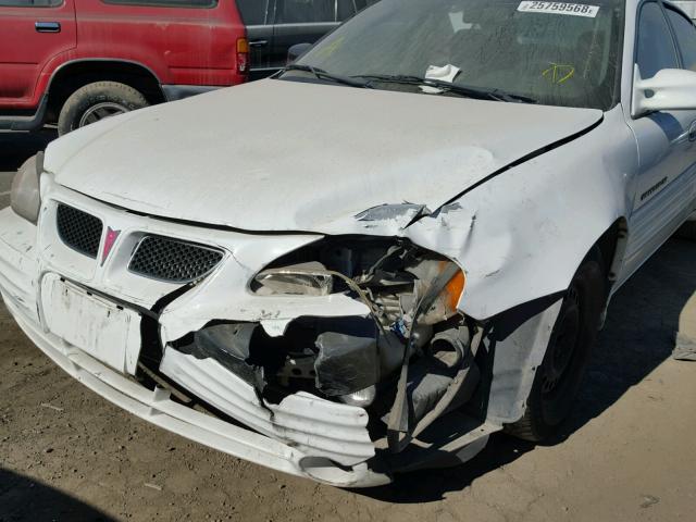 1G2NE52T8XM839638 - 1999 PONTIAC GRAND AM S WHITE photo 9