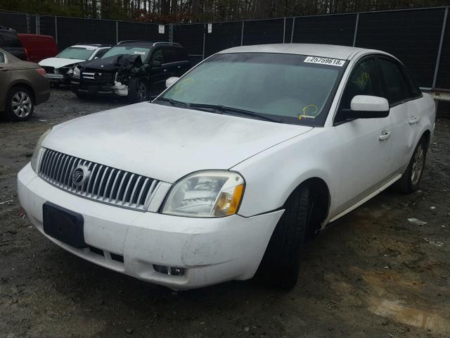 1MEHM40177G615166 - 2007 MERCURY MONTEGO LU WHITE photo 2