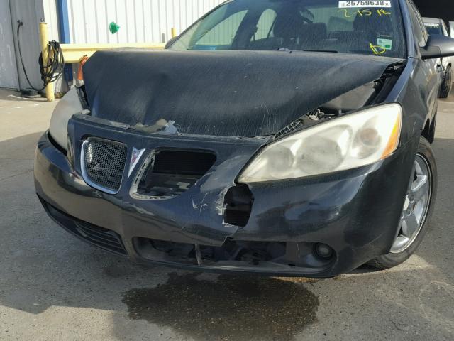 1G2ZH57N784128033 - 2008 PONTIAC G6 GT BLACK photo 9