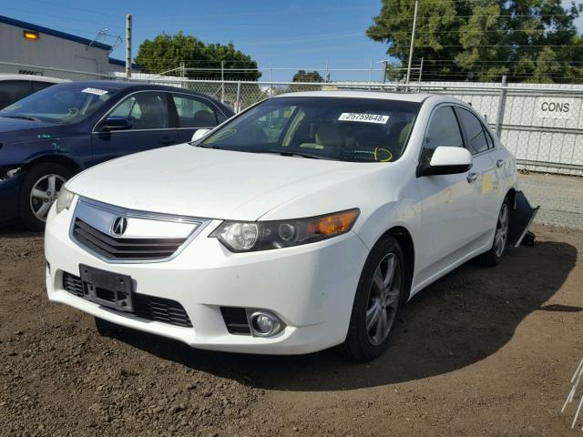 JH4CU2F60CC002440 - 2012 ACURA TSX TECH WHITE photo 2