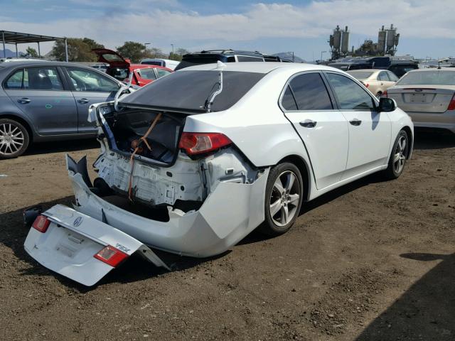 JH4CU2F60CC002440 - 2012 ACURA TSX TECH WHITE photo 4