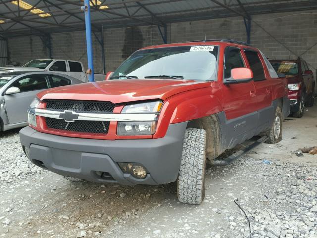 3GNEC13T83G150339 - 2003 CHEVROLET AVALANCHE ORANGE photo 2