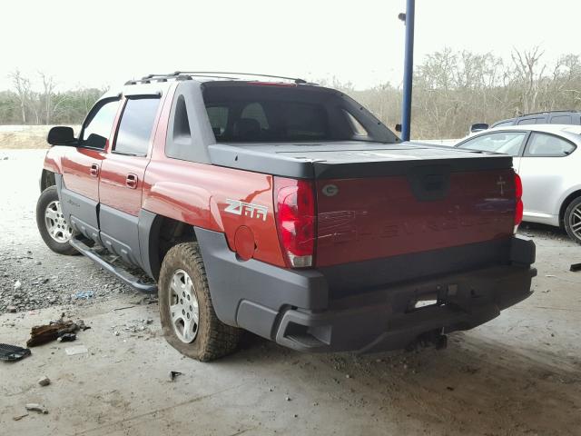 3GNEC13T83G150339 - 2003 CHEVROLET AVALANCHE ORANGE photo 3