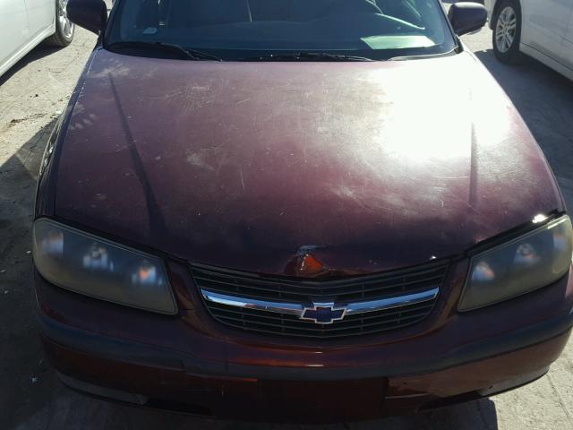 2G1WH55K0Y9260001 - 2000 CHEVROLET IMPALA LS MAROON photo 7