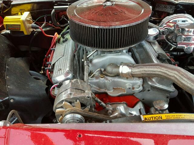 1X69H2L111877 - 1972 CHEVROLET NOVA RED photo 7