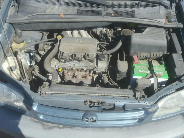 4T3ZF13CXYU255392 - 2000 TOYOTA SIENNA LE BLUE photo 7