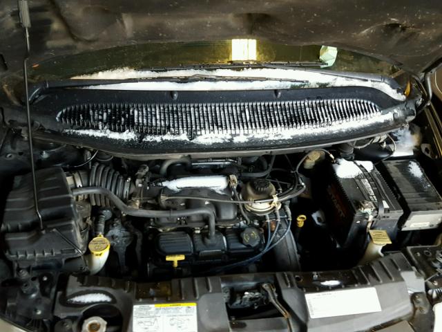 2C8GP64L75R115711 - 2005 CHRYSLER TOWN & COU BLACK photo 7