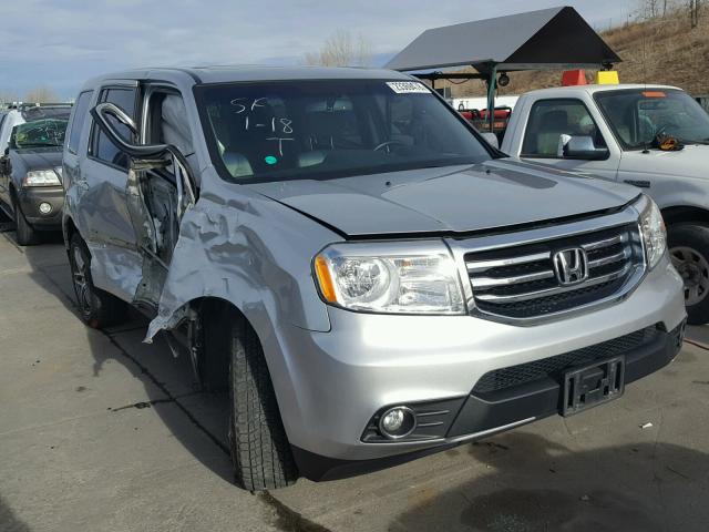 5FNYF4H53CB083891 - 2012 HONDA PILOT EXL SILVER photo 1