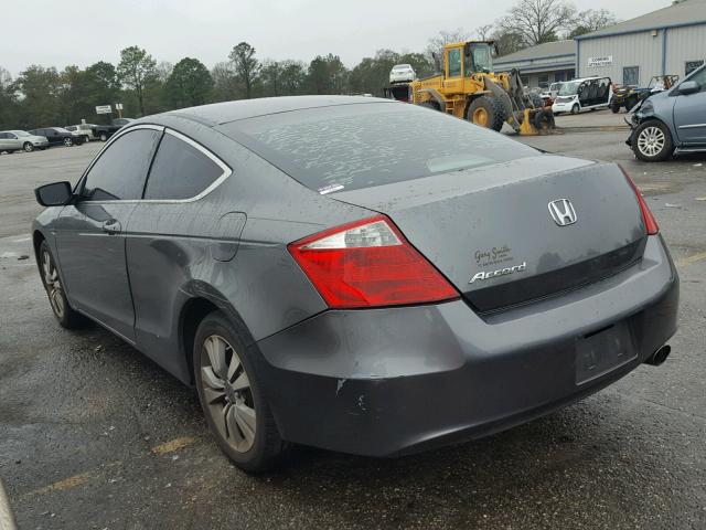 1HGCS12718A020403 - 2008 HONDA ACCORD EX GRAY photo 3