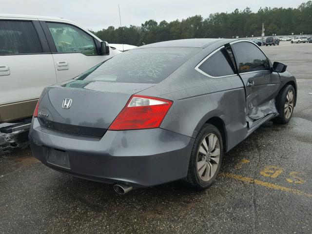 1HGCS12718A020403 - 2008 HONDA ACCORD EX GRAY photo 4