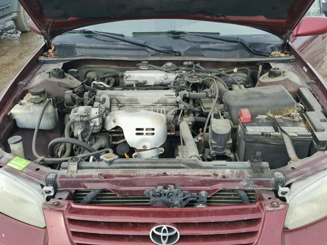 4T1BG22K8XU513042 - 1999 TOYOTA CAMRY CE MAROON photo 7