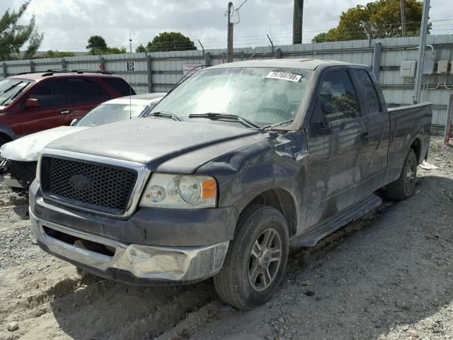 1FTRX12W38FB59243 - 2008 FORD F150 CHARCOAL photo 2