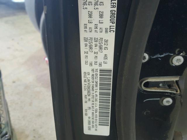 1J4NT4FB9AD506394 - 2010 JEEP COMPASS SP BLACK photo 10