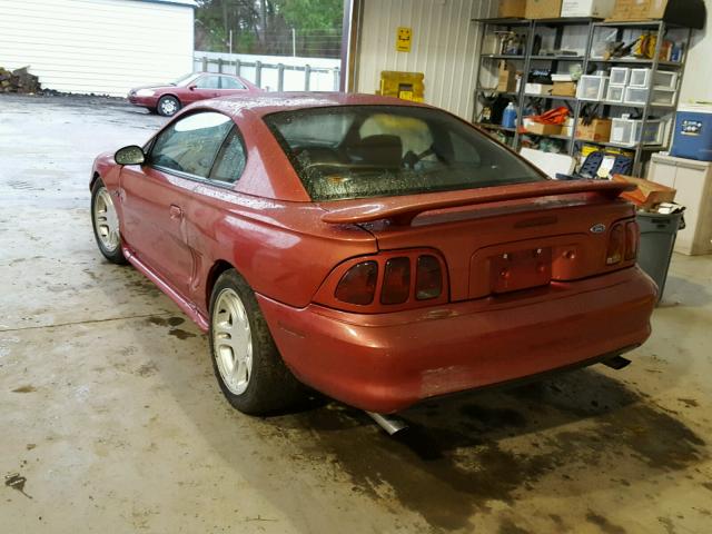 1FALP42X0TF216013 - 1996 FORD MUSTANG GT RED photo 3