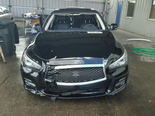 JN1BV7AP7FM347103 - 2015 INFINITI Q50 BASE BLACK photo 9