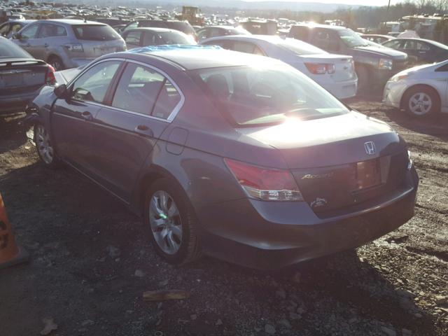 1HGCP2F75AA099257 - 2010 HONDA ACCORD EX GRAY photo 3