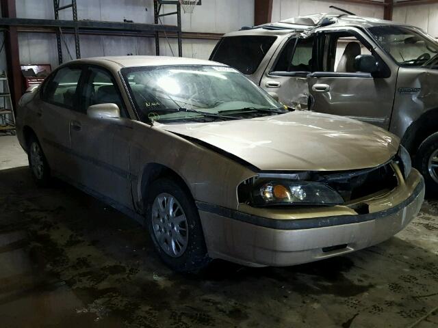 2G1WF52E449291718 - 2004 CHEVROLET IMPALA GOLD photo 1