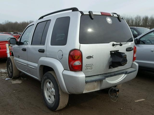 1J4GL58K22W322903 - 2002 JEEP LIBERTY LI SILVER photo 3