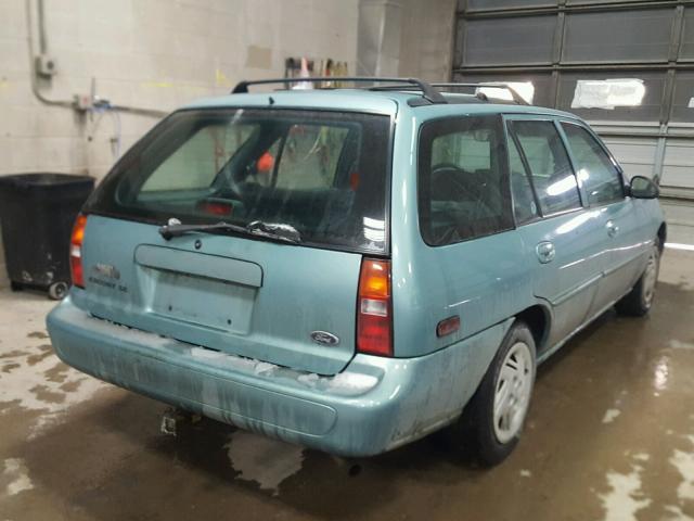 1FAFP15P6WW183644 - 1998 FORD ESCORT SE GREEN photo 4