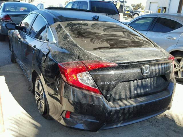 19XFC1F71HE209164 - 2017 HONDA CIVIC EXL BLACK photo 3