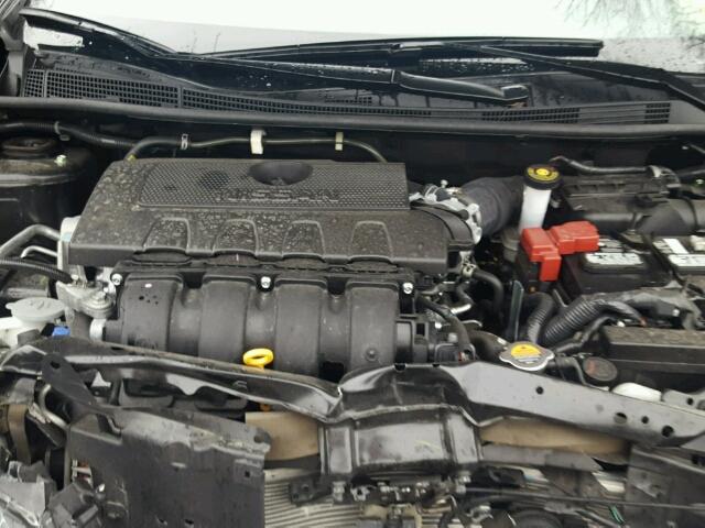 3N1AB7AP9HY320814 - 2017 NISSAN SENTRA S BLACK photo 7