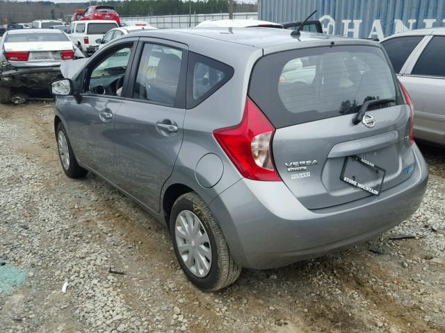 3N1CE2CP6FL384450 - 2015 NISSAN VERSA NOTE GRAY photo 3