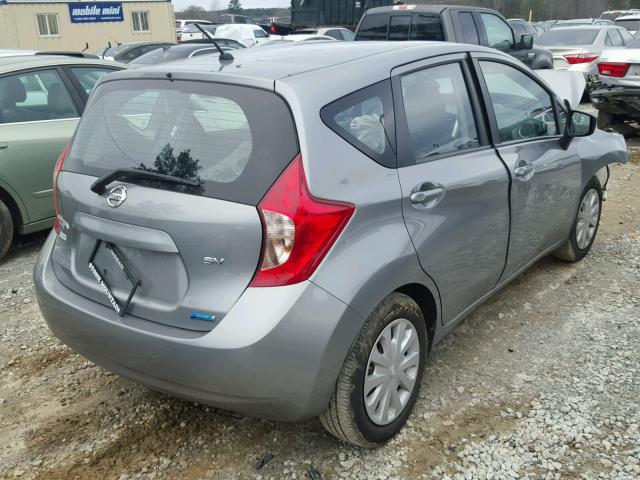 3N1CE2CP6FL384450 - 2015 NISSAN VERSA NOTE GRAY photo 4