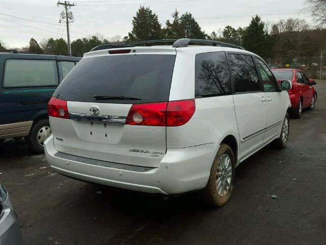 5TDBK22C38S010505 - 2008 TOYOTA SIENNA XLE WHITE photo 4