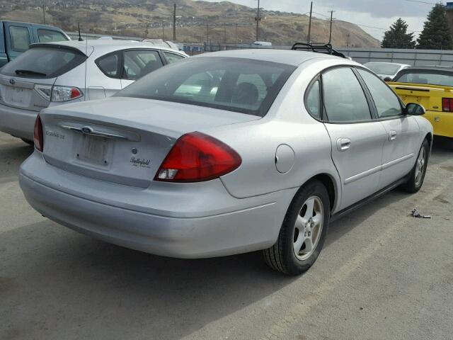 1FAFP53U43G233365 - 2003 FORD TAURUS SE SILVER photo 4