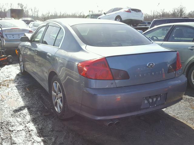 JNKCV51F75M301863 - 2005 INFINITI G35 GRAY photo 3