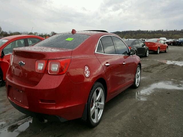 1G11J5SX0DF222087 - 2013 CHEVROLET MALIBU LTZ MAROON photo 4