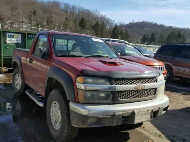 1GCDT146258181687 - 2005 CHEVROLET COLORADO RED photo 1