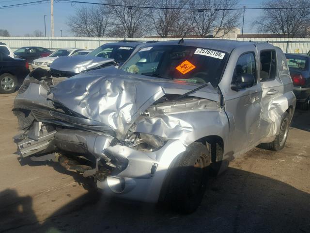 3GNDA33D68S582714 - 2008 CHEVROLET HHR LS SILVER photo 2