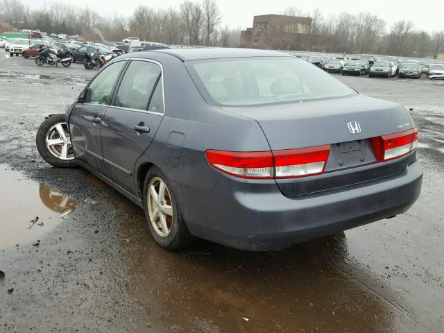 1HGCM56683A041390 - 2003 HONDA ACCORD EX GRAY photo 3