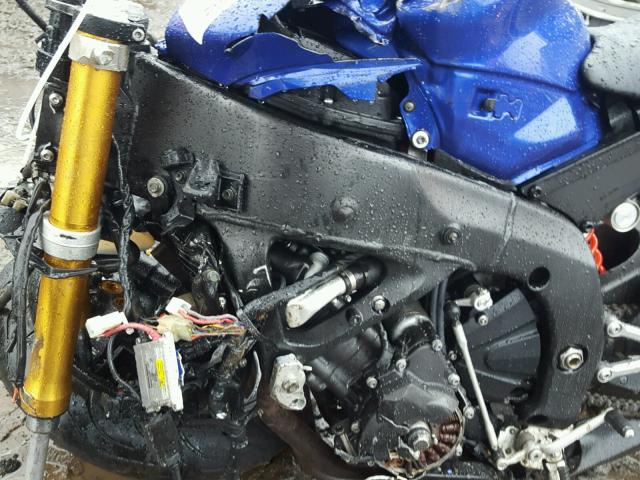 JYARJ12E17A012077 - 2007 YAMAHA YZFR6 L BLUE photo 9