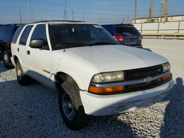 1GNCS13X85K114398 - 2005 CHEVROLET BLAZER WHITE photo 1