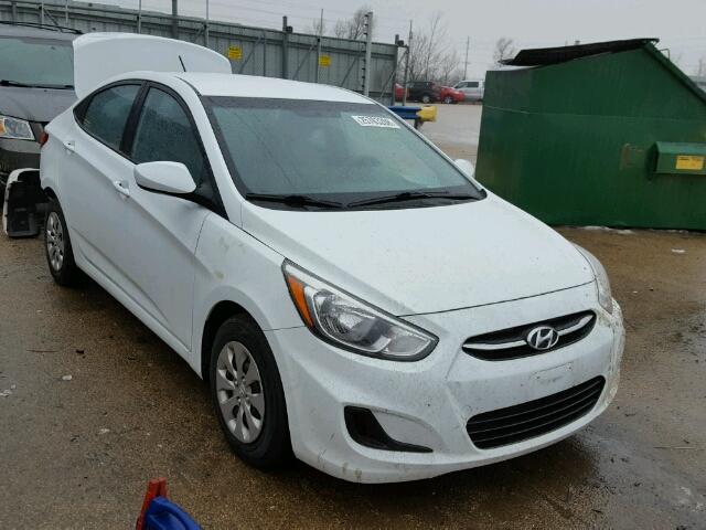 KMHCT4AE9FU907297 - 2015 HYUNDAI ACCENT GLS WHITE photo 1