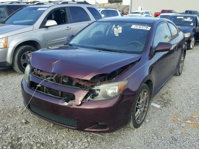 JTKDE177560108398 - 2006 SCION TC PURPLE photo 2