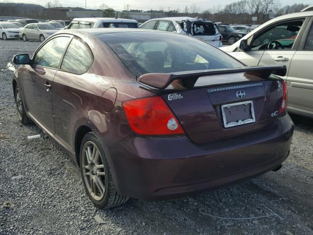 JTKDE177560108398 - 2006 SCION TC PURPLE photo 3