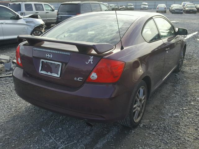 JTKDE177560108398 - 2006 SCION TC PURPLE photo 4